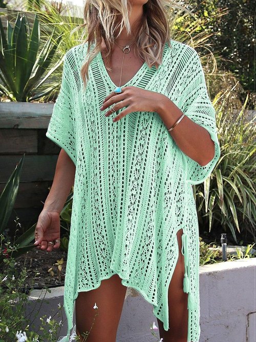 HARHAY Women's Bikini Swimsuit - Stylish Crochet Cover-Up for Summer Beach Fun