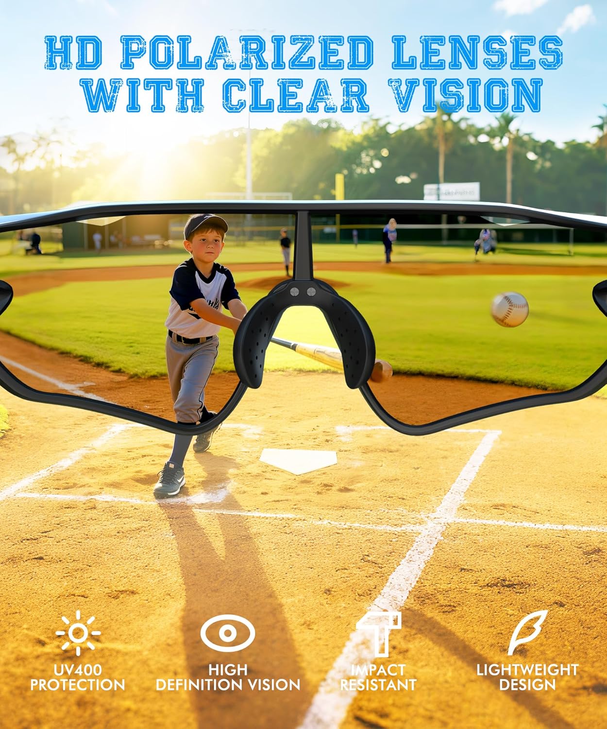 Skiennix Kids Sunglasses - UV400 Protection for Boys & Girls Ages 4-14 | Perfect for Sports & Outdoor Activities
