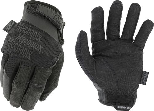 Mechanix Wear Tactical Gloves - 0.5mm High-Dexterity Design for Precision Feel | Black, Small