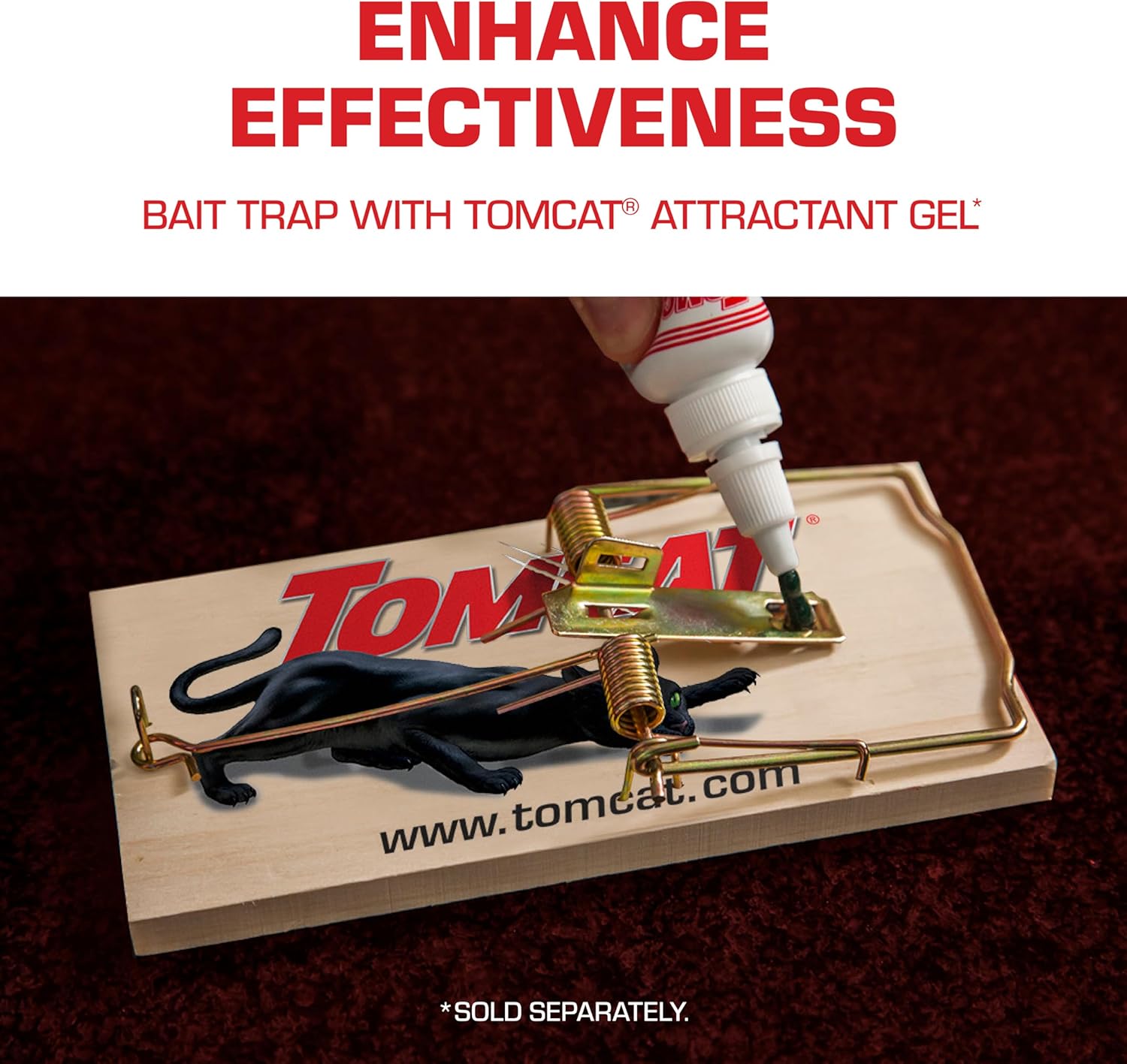 Tomcat Rat Traps - Economical & Effective Wooden Rodent Catchers | 8-Pack for Home Use