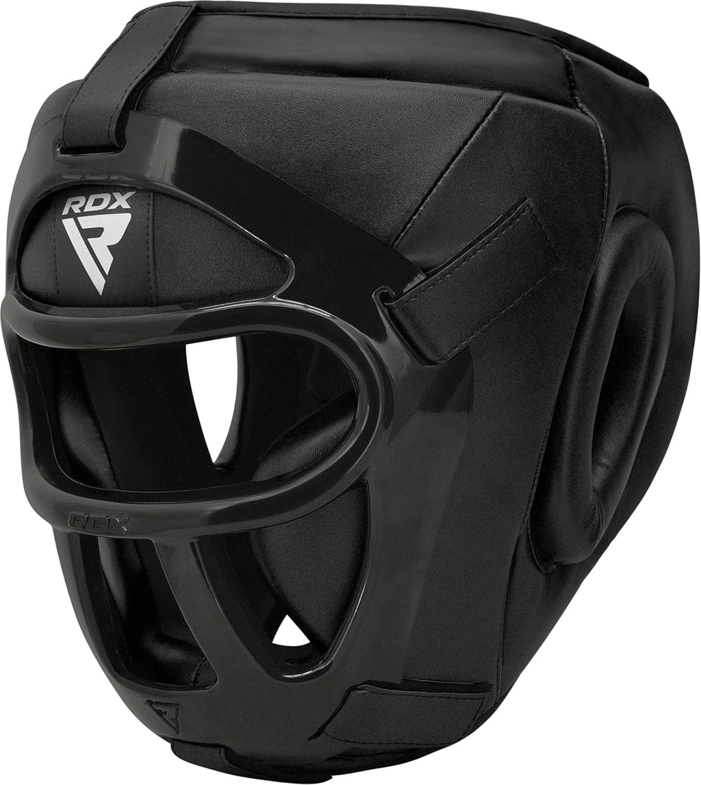 RDX Boxing Headgear - Removable Face Grill for MMA, Muay Thai, Kickboxing & Sparring | Adjustable Fit