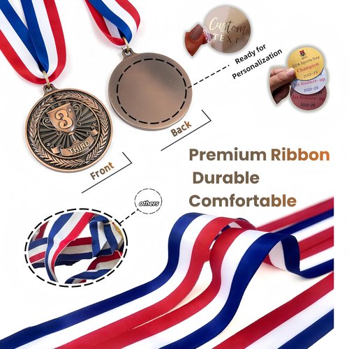 Medals for Awards - Olympic 1st, 2nd, 3rd Place Medals | Gold, Silver, Bronze for Sports Competitions