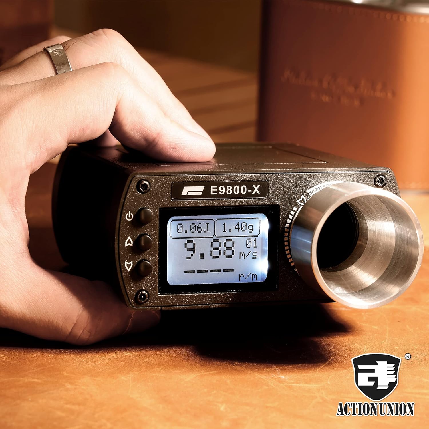 ACTIONUNION Airsoft Chronograph - High-Power Speed Tester for Accurate Performance Measurement