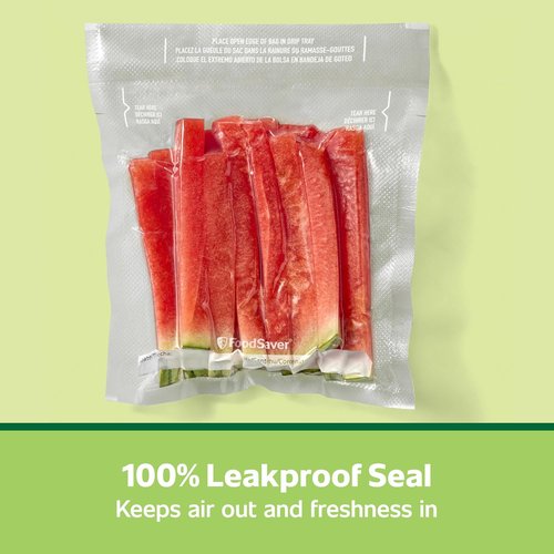 FoodSaver Quart Vacuum Seal Bags - Easy Use Pre-Cut Storage Bags | 19 Pack for Freshness