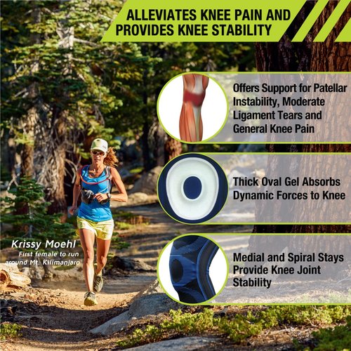 Pro-Tec Gel-Force Knee Support, Large