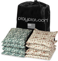 Play Platoon Cornhole Bags - Weather Resistant Set of 8 | Official Professional Size & Weight