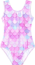 Domusgo Gymnastics Leotards - Sparkly One-Piece Tumbling Outfit for Girls