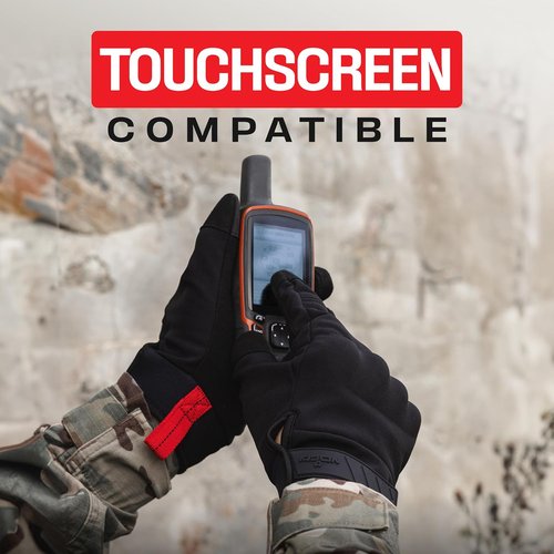 NoCry Tactical Shooting Gloves - Water Resistant with Padded Knuckle Guards & Non-Slip Grip | Heavy Duty Black for Men