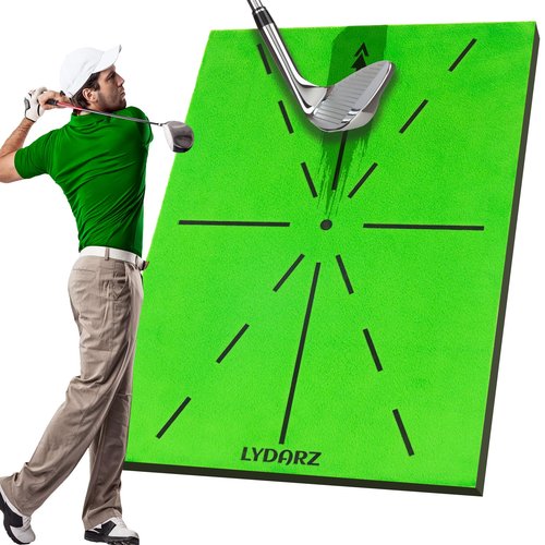Portable Golf Swing Turf Mat – Lightweight Golf Practice Mat with Instant Feedback, Indoor and Outdoor Training Aid, Ideal Gift for Golfers
