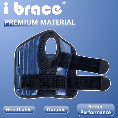 i BRACE Wrist Brace, Wrist Support With Adjustable Straps, Wrist Pain Relief, Suitable for Carpal Tunnel Syndrome, Tendinitis, Arthritis, and Sprains, Wrist Brace for Men and Women, Unisex, Black