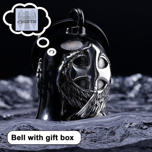 Motorcycle for Bells - Motorcycle Angel Bell for Men Women,Bell Biker Accessory,Guard Riding Safety