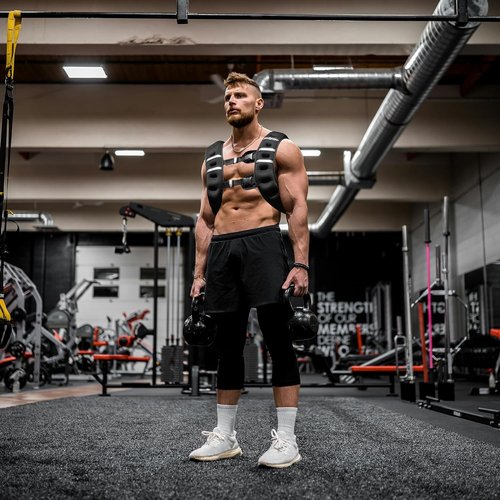 AceSpear Weighted Vest - Adjustable 6-18lbs for Men & Women | Reflective Stripe for Running & Fitness