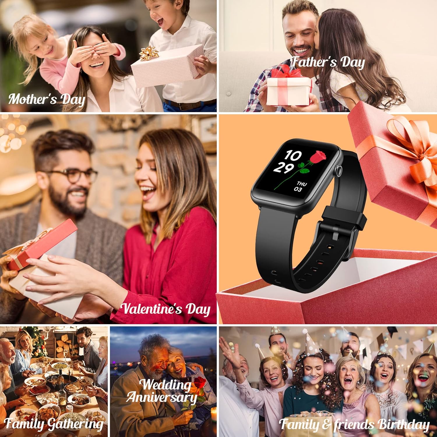 Ticwatch GTH Smartwatch - 24-Hour Skin Temperature & Heart Rate Monitoring | 5ATM Water Resistant, 10-Day Battery Life