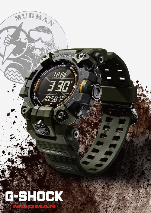 Casio GW-9500-1JF G-Shock Mudman Watch - Triple Sensor Technology | Japan Import, July 2023 Model