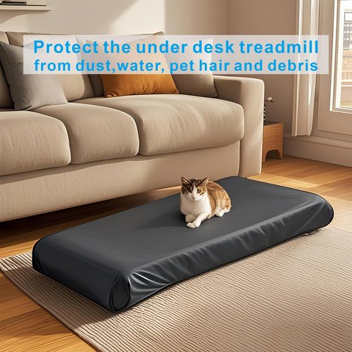 VeyoStories Walking Pad Dust Cover - Under Desk Treadmill Cover, Waterproof, Stretchy Dust Protector for 54" - 56" Walking Pad Under Desk Treadmill, Portable Folding Small Treadmill Cover.