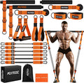 Pilates Bar Kit - Heavy Duty Resistance Bands for Full-Body Workout | Portable Home Gym Equipment