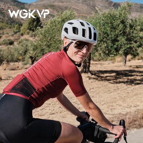 WGKVP Photochromic Running Glasses for Women,Cycling Glasses Men Sports Sunglasses Golf Outdoor