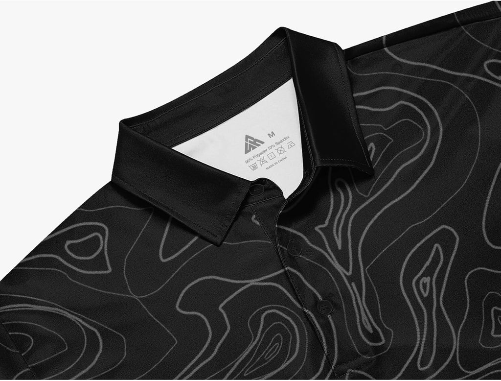 ZITY Men's Golf Polo Shirt - Short Sleeve Moisture-Wicking Performance Top | Casual & Golf Wear