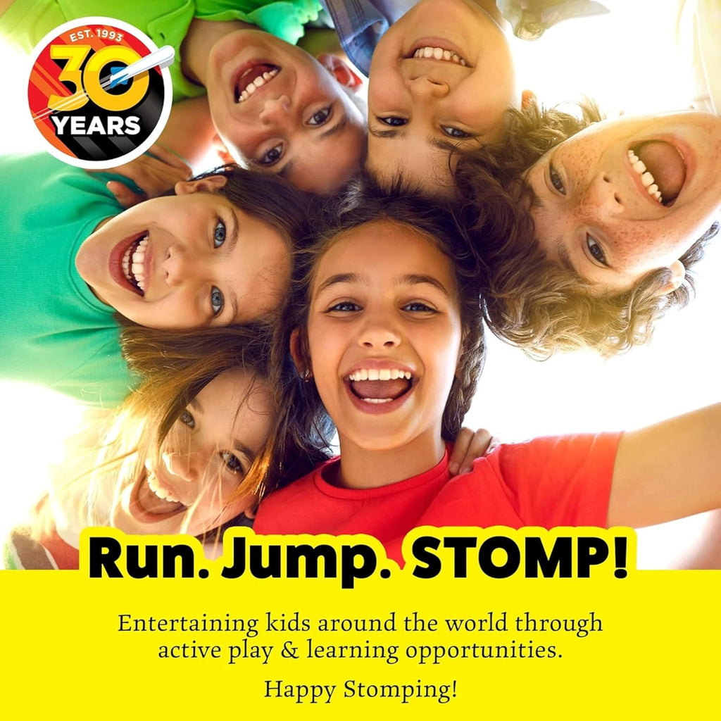 Stomp Rocket Jr. Multi-Color Rocket Launcher - Fun STEM Outdoor Toy for Kids | Soars Up to 100 Feet, Ages 3+