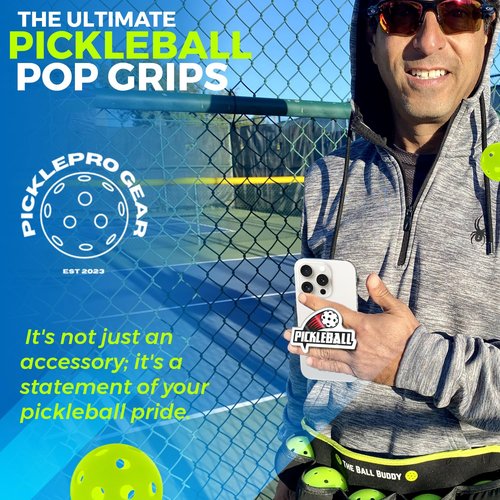 Pickleball 3D Sticker Set – 1 Raised 3D Pickleball Decal + 9 Vinyl Stickers – Fun Accessories & Gifts for Players
