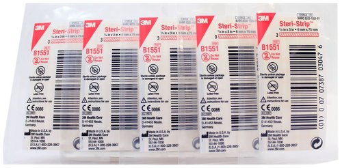 3M Steri-Strip Blend Tone Skin Closure 1/4" x 3" Box: 50