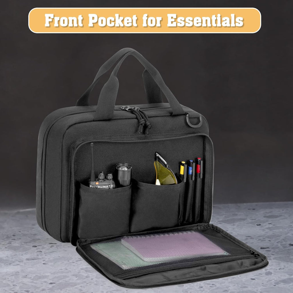 Skiennix Tactical Rifle Magazine Pouch - 8 Pocket Holder with Molle Straps & Lockable Zippers