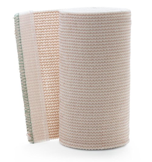 Medline Elastic Bandage - Matrix Design for Superior Support | 6" x 15 Yd (Pack of 4)