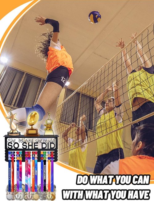 Biggun Medal Display Shelf - Easy Install Trophy Holder for Running & Wrestling Medals | Sturdy Design