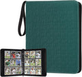 GERMUN Premium Zip Card Binder - 9 Pocket PU Album for MTG, TCG & Sports Cards | 720 Double-Sided Pockets - Dark Green