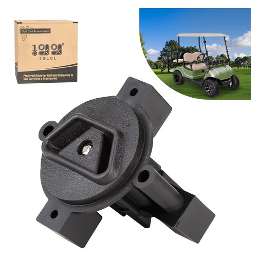 10L0L Golf Cart 2 Prong DC Charger Plug Receptacle for 36 Volt Club Car All Year, EZGO Pre-1983, Yamaha G14/G16 Electric Models, OEM 18548G1, JN4-H6181-00, 8428