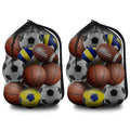 BROTOU Extra Large Sports Ball Bag Mesh, Basketball Bags Team Balls, Adjustable Shoulder Strap, Team Work Ball Bags for Holding Soccer, Football, Volleyball, Swimming Gear (30” x 40”) (2PCS)
