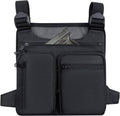 KINGSLONG Running Chest Pack - Water-Resistant Vest with Built-In Phone Holder for Workouts