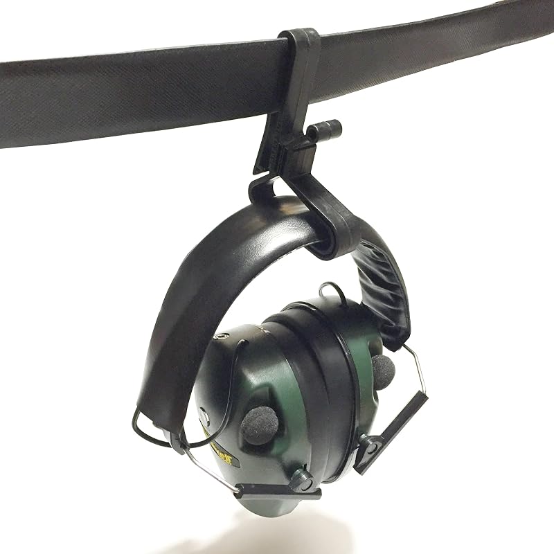 Hearing Protection Belt Clip for Earmuffs & Glasses - MakerShot
