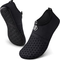 SEEKWAY Water Shoes - Quick-Dry Aqua Socks for Beach, Pool, and River | Unisex Black SK001
