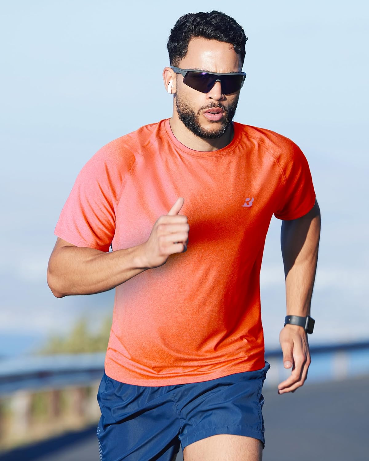 Roadbox Swim Shirts - Short Sleeve Men's UV Protection Rash Guard | UPF 50+ for Fishing & Outdoor Activities