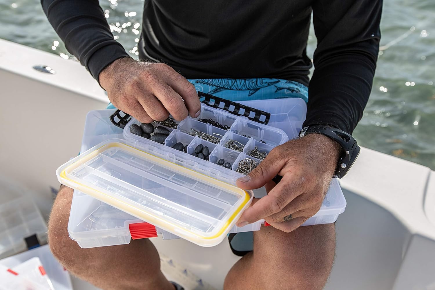Plano 3540 Waterproof Stowaway - Durable Fishing Tackle Box | Compact Design for Easy Storage