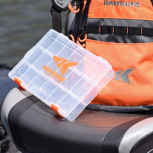 KastKing Tackle Boxes - Durable Plastic Storage Organizer with Removable Dividers | 2-Pack & 4-Pack Options