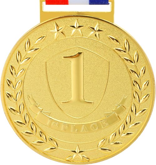 Abaokai Olympic Style Winner Medals - Gold, Silver, Bronze Awards | 3 Inches for Competitions & Parties