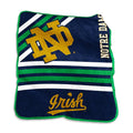 Notre Dame Fighting Irish Logo Brands Raschel Throw Blanket 50 x 60 Officially Licensed