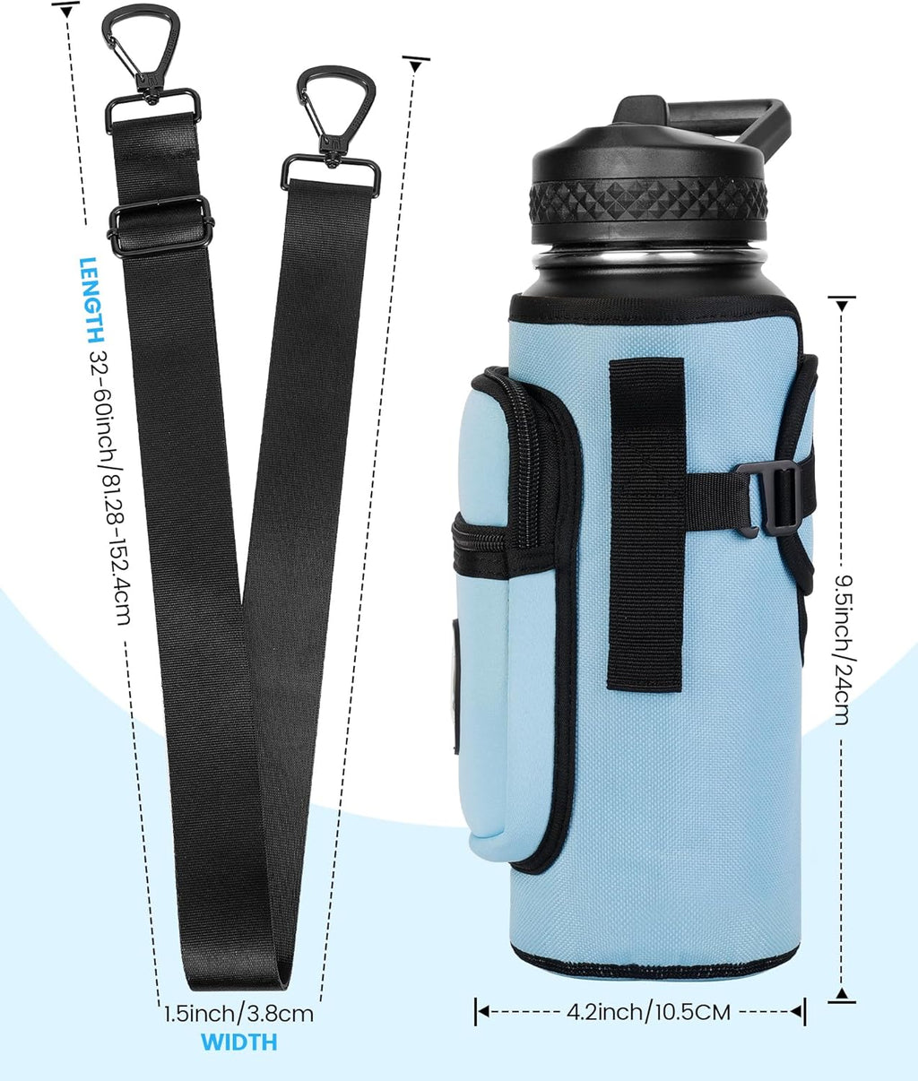 Sports Rabbit Universal Water Bottle Holder - Durable Oxford & Neoprene Design | Fits Stanley 30/40oz & 64/87oz Tumblers