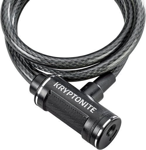 Kryptonite Bike Lock Cable - 6ft Braided Steel Anti-Theft Security Lock for Bicycles & Outdoor Equipment