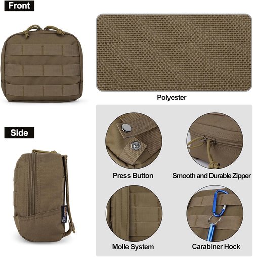 Mardingtop Tactical Utility Pouch - Military Molle EDC Tool Bag for Easy Organization | Compact Size