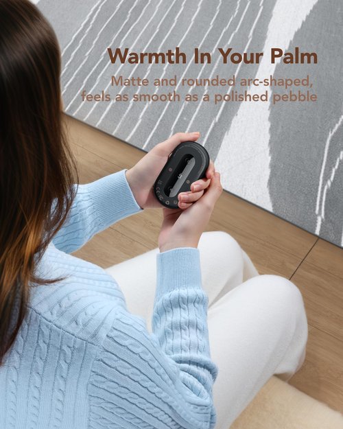 Hand Warmers Rechargeable 2 Pack, Magnetic Alloy Handwarmer 7000 mAh Reusable, Instant Heating UP to 131°F, 15 Hours Long Lasting Palm Pocket Heater, Gifts Packing for Skiing,Hunting,Camping,Golf