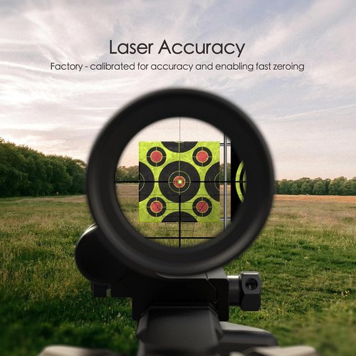 Feyachi Green Laser Bore Sight - 223 5.56mm with Switch Design & 3 Battery Sets