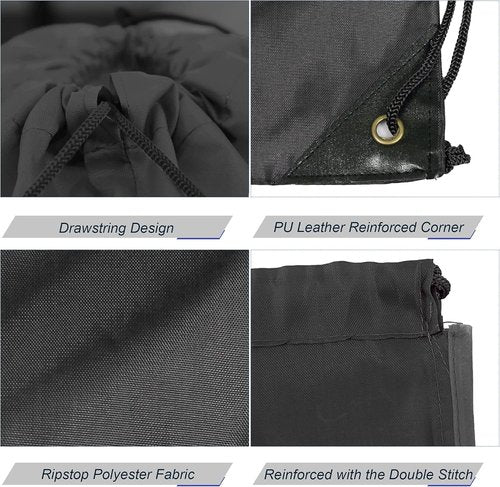 BeeGreen Drawstring Backpack - Reflective Cinch Sack for Gym & Sports | 20, 30, 50 Pack Options