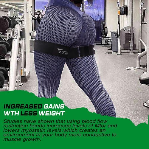 Occlusion Bands for Women Glutes & Hip Building, Blood Flow Restriction Bands BFR Bundle Booty Bands, Best Fabric Resistance Bands for Exercising Your Butt, Squat, Thigh, Fitness