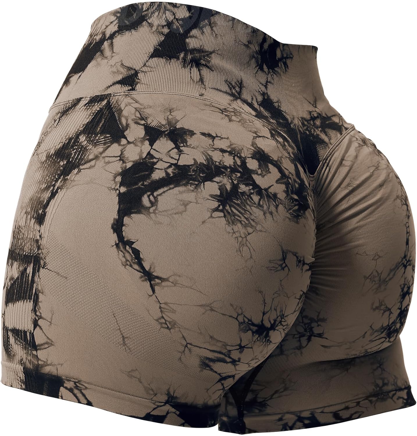 VOYJOY Women's Workout Shorts - Scrunch Butt Lifting Seamless Yoga Biker Shorts | 3.6" Length