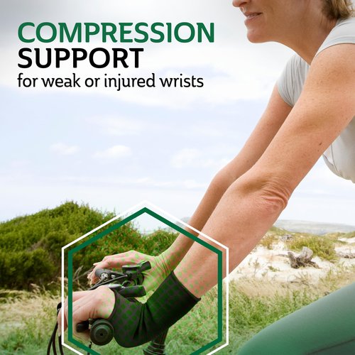 CURAD Elastic Pull-Over Wrist Support, Wrist Brace Sport Wrist Support for Fitness, Weightlifting, Tendonitis, Carpal Tunnel Arthritis, Pain Relief-Wear Anywhere, Black, Medium