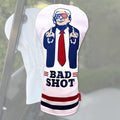The Original USA Funny Golf Head Covers Trump Bad Shot Driver Fairway Wood Putter Headcover w/Madson Golf Cart Magnet securing Golf Head Cover Donald Trump Merchandise Dad Gifts for Birthday (Driver)