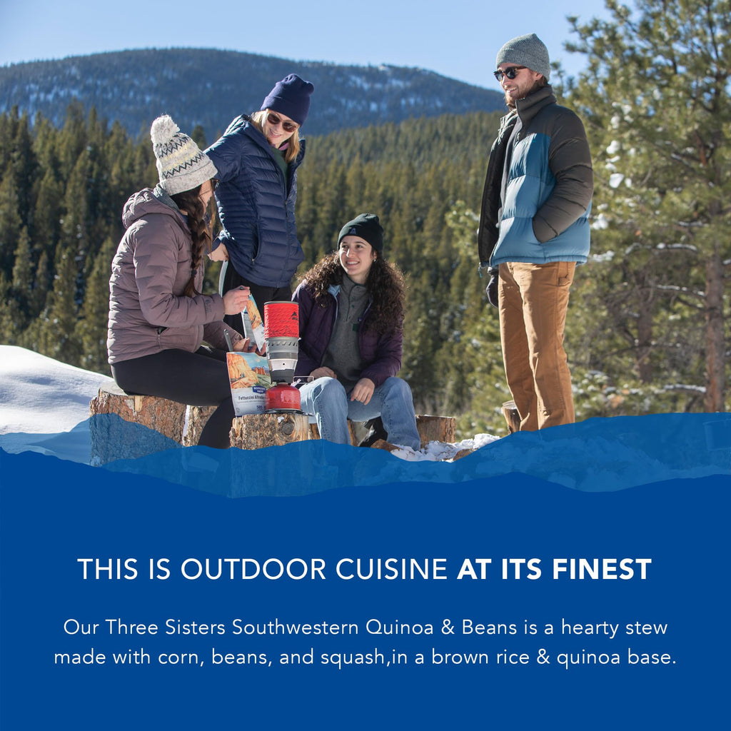 Backpacker's Pantry Three Sisters Quinoa and Beans | Freeze Dried Backpacking & Camping Food | 2 Servings Per Pouch | 14 Grams of Protein | Vegan | Gluten Free | 1 Count